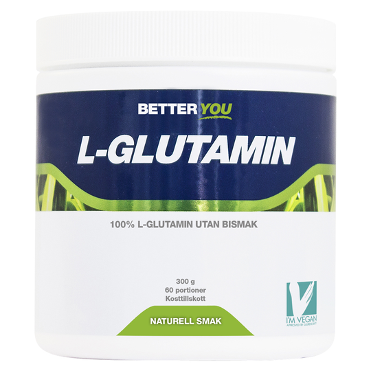 Better You Naturligt L-Glutamin Naturell, 300g