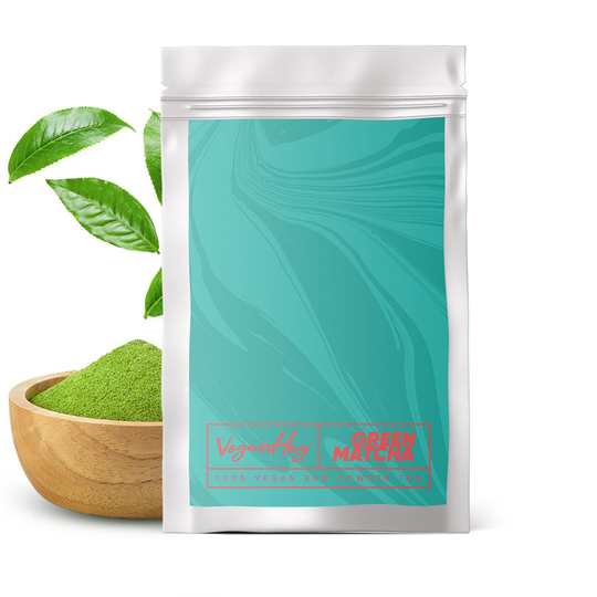 VeganHey Raw Powder, 70 g, Green Matcha, Livsmedel