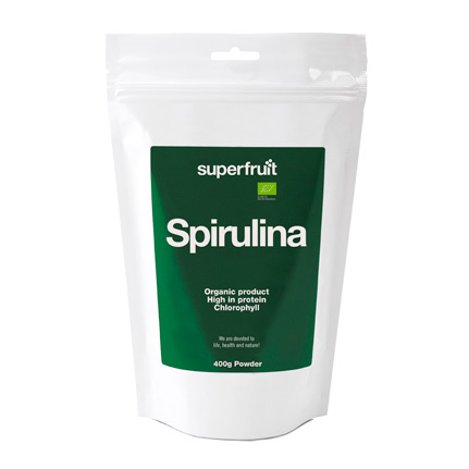 Superfruit Spirulina pulver, 400g ekologisk