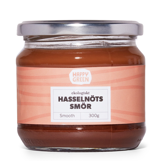 Happy Green Hasselnötssmör, 300g ekologisk