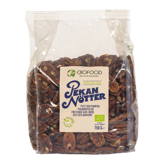 Biofood Pekannötter, 750g ekologisk
