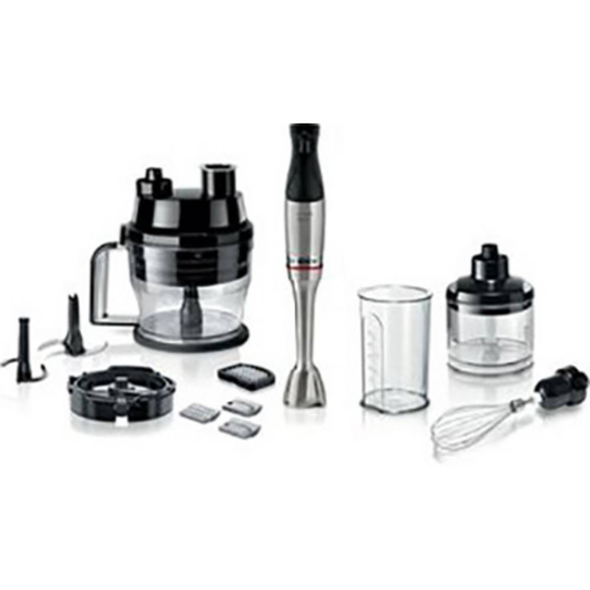 Bosch Haushalt ErgoMaster Serie 6 Stavmixer 1200 W med mätglas, med Shaker, Multifunktion, Visp, BPA-fri Rostfritt stål, Svart