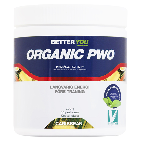 Better You PWO Caribbean, 300g ekologisk