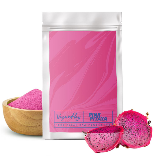 VeganHey Raw Powder, 70 g, Pink Pitaya, Livsmedel