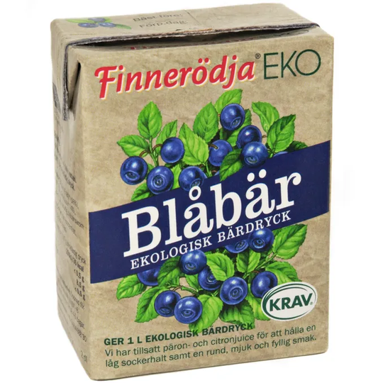 Finnerödja 3 x Bärdryck Blåbär Eko