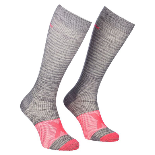 Ortovox Tour Compression Long Socks - Skidstrumpor - Dam Grey Blend 39 - 41
