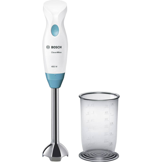 Neff MSM2410DW Stavmixer 400 W med Shaker Vit, Ljusblå