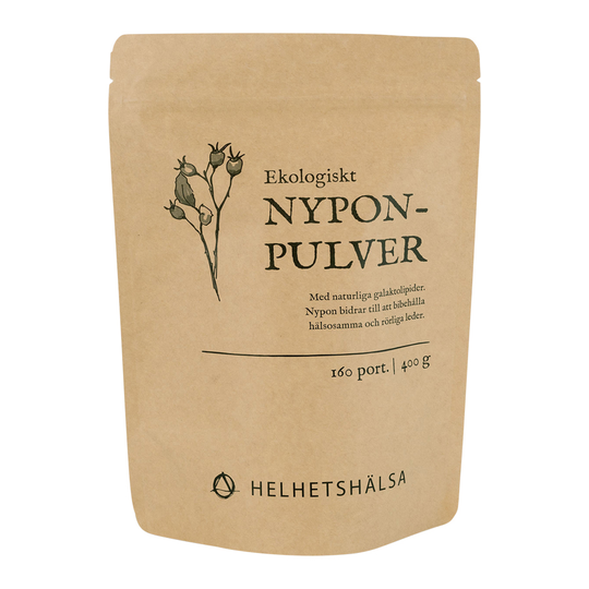 Helhetshälsa Nyponpulver 160 portioner, 400g ekologisk