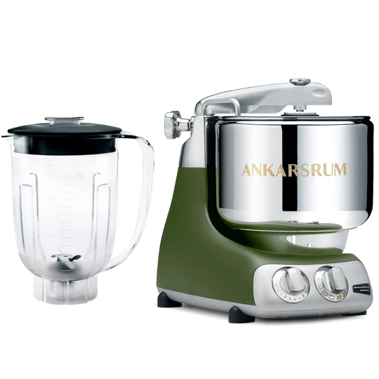 Ankarsrum AKM 6230 köksmaskin + blender, olive green
