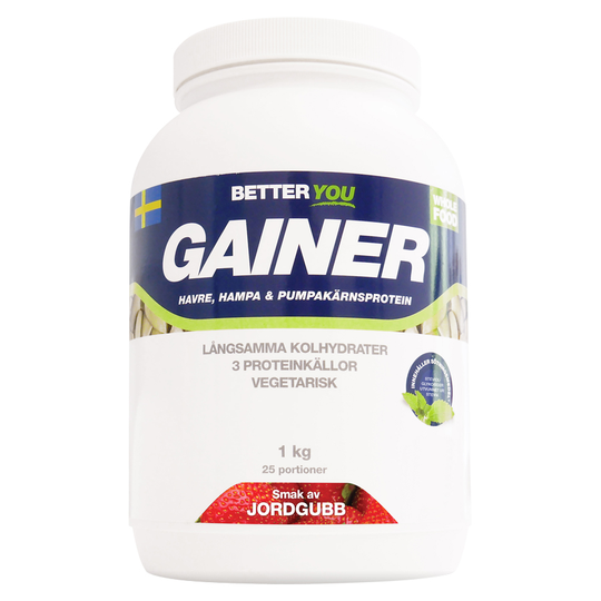 Better You Whole Food Gainer Jordgubb, 1kg