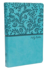 KJV, Deluxe Gift Bible, Leathersoft, Teal, Red Letter, Comfort Print
