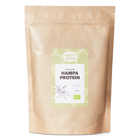 Happy Green Hampaprotein, 500g ekologisk