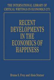 Recent Developments in the Economics of Happiness