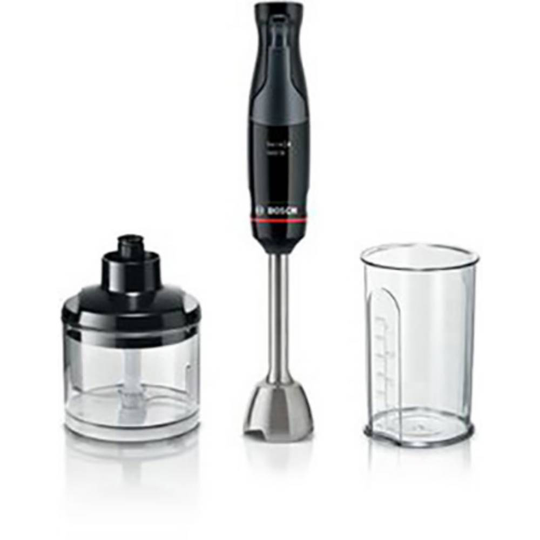 Bosch Haushalt ErgoMaster Serie 4 Stavmixer 1000 W med mätglas, med Shaker, BPA-fri Piano-svart, Rostfritt stål