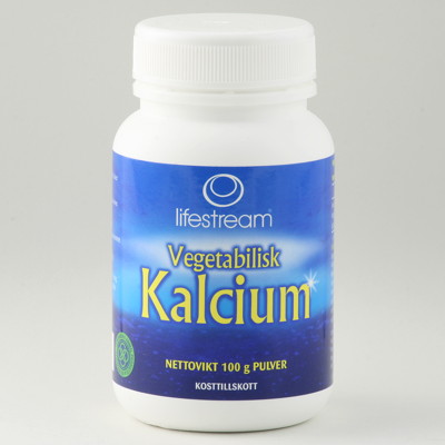 Lifestream Kalcium vegetabiliskt pulver, 100g
