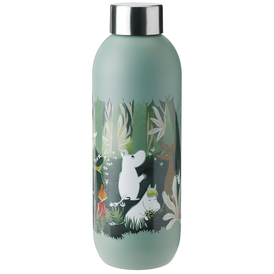 Stelton Keep Cool Mumin Dricksflaska 0,75L, dusty green