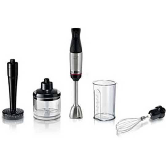 Bosch Haushalt ErgoMaster Serie 6 Stavmixer 1000 W med mätglas, med Shaker, Multifunktion, Visp, BPA-fri Rostfritt stål, Svart