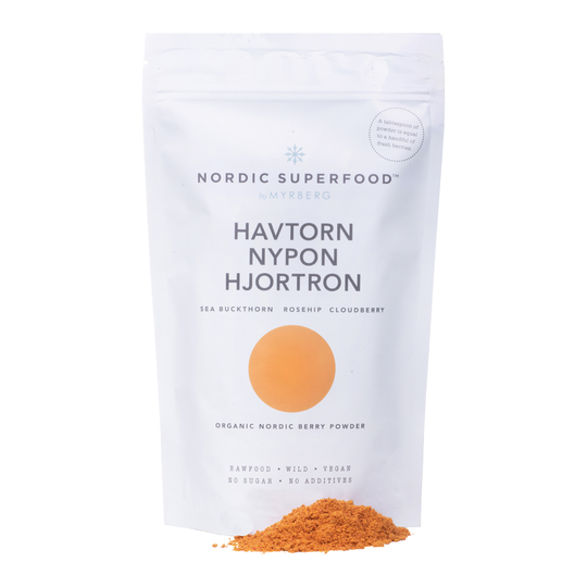 Nordic Superfood Havtorn Nypon Hjortron, 80g