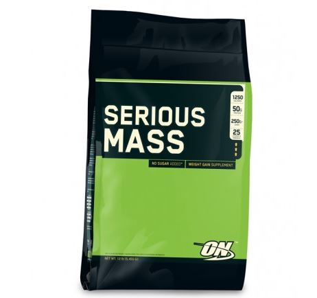 Optimum Nutrition Serious Mass, 5,44 kg, Gainer