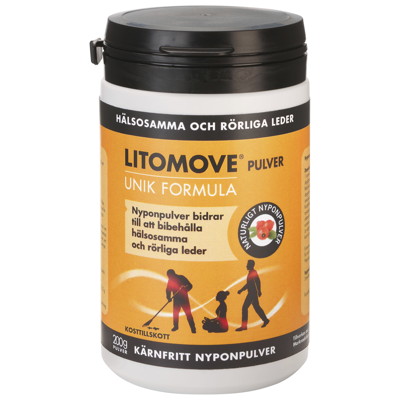 Litomove Litomove nyponpulver, 200g pulver