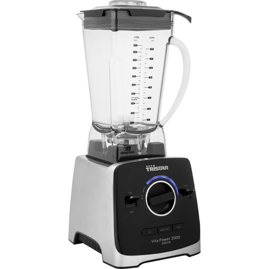 Tristar BL-4473 Hushållsmixer 2000 W Silver-svart