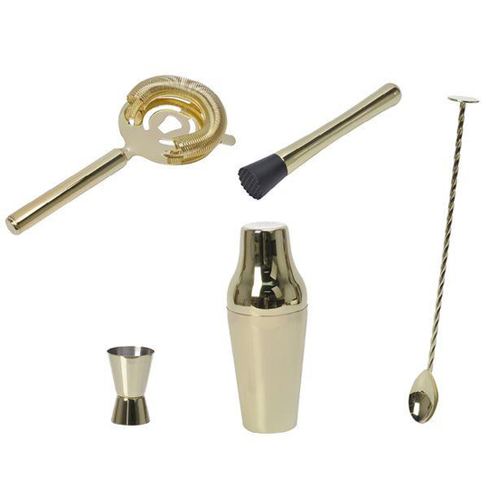 Sontell barset 5 delar guld