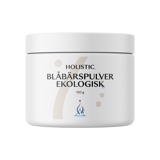 Holistic Blåbärspulver, 100 g ekologisk