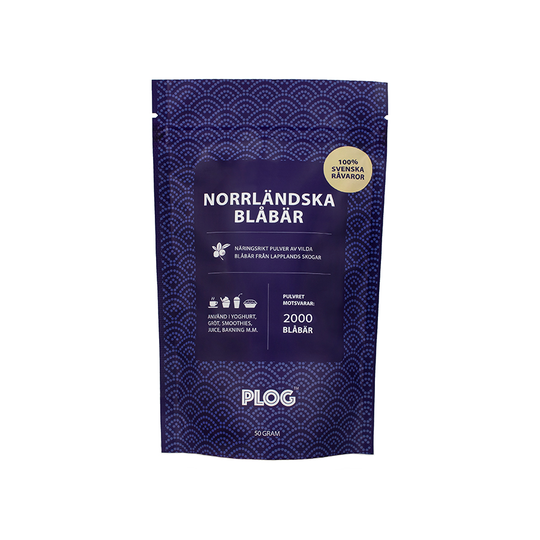 Plog Norrländska Blåbär, 50g
