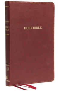 KJV, Thinline Bible, Leathersoft, Burgundy, Red Letter, Comfort Print