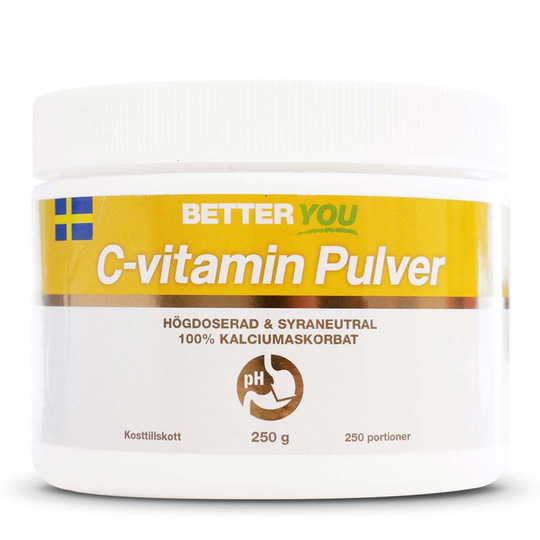 Better You C-vitamin Pulver, 250 g , Vitaminer