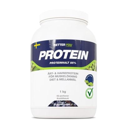 Better You Ärt & Havreprotein, 1 kg, Proteinpulver