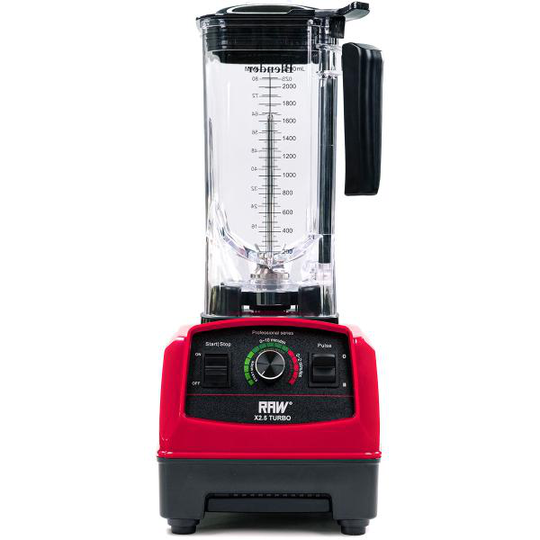 Blender X 2,5 turbo 2L 1800W röd