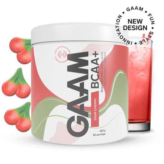 GAAM BCAA + Caffeine, 400 g, Aminosyror