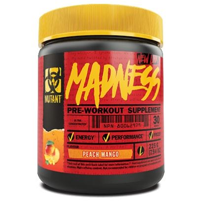 Mutant Nutrition Mutant Madness, 225 g, Prestationshöjare