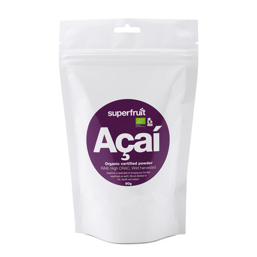 Superfruit Acai pulver, 90g ekologisk