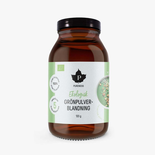 Pureness Grönpulverblandning Eko, 120 g, Kosttillskott