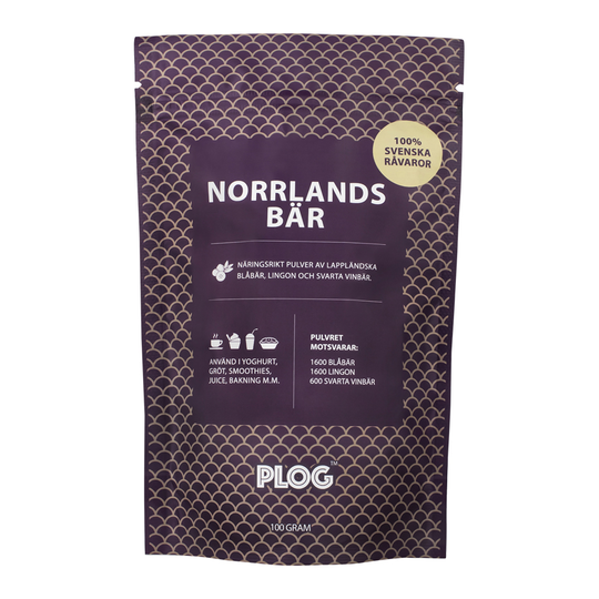 Plog Norrlandsbär Mix, 100g