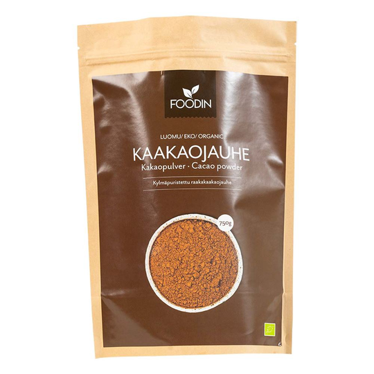 Foodin Organic Cacao Powder Raw 750 G