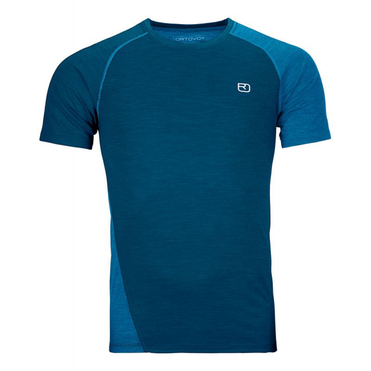 Ortovox 120 Cool Tec Fast Upward - T-shirt - Herr Petrol Blue Blend XL