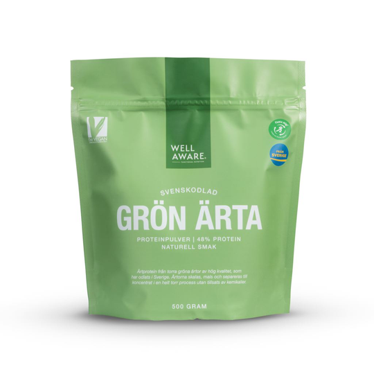 WellAware Grön Ärta Proteinpulver 500g