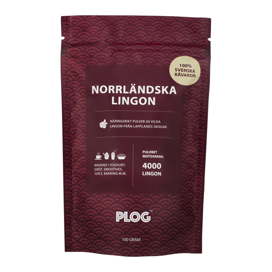 Plog Norrländska Lingon, 100g