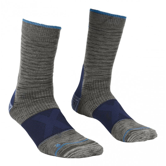 Ortovox Alpinist Mid Socks - Vandringsstrumpor Herr Grey Blend 39 - 41
