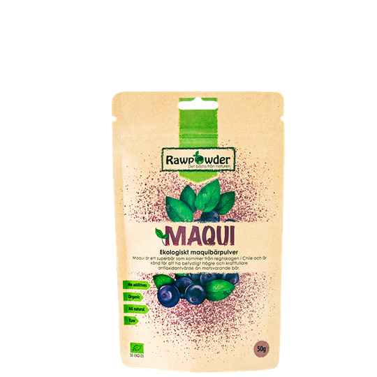 Maqui, Ekologiskt Maquibärpulver, 50 g