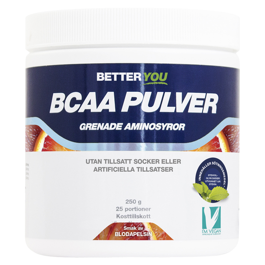 Better You Naturligt BCAA Pulver Blodapelsin, 250g