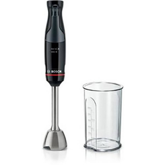 Bosch Haushalt ErgoMaster Serie 4 Stavmixer 1000 W med mätglas, med Shaker, BPA-fri Piano-svart, Antracit