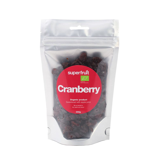 Superfruit EKO Cranberries, 200 g, Livsmedel