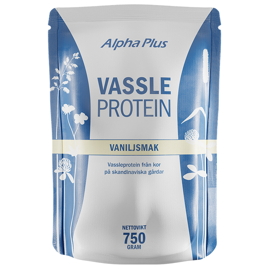 Alpha Plus Vassleprotein Vanilj, 750g