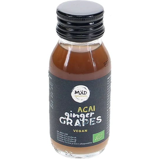 MAD ORGANIC 3 x Acai Ingefära Shot