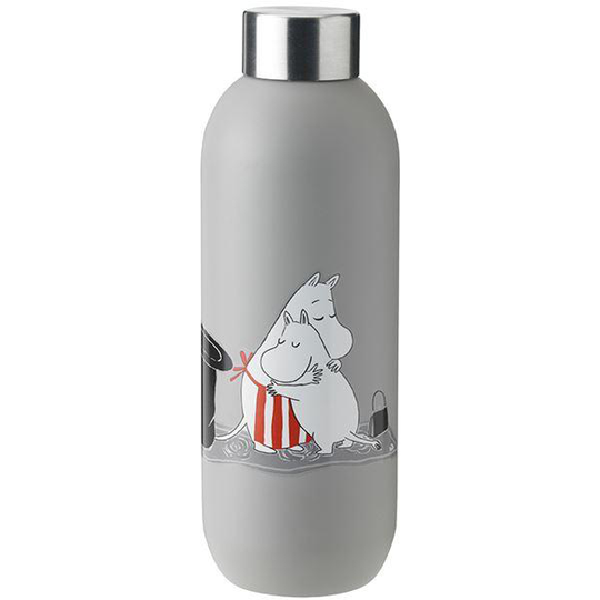 Keep cool dricksflaska mumin 75 cl ljus grå