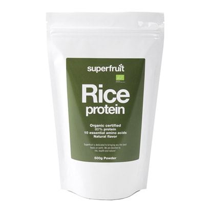 Superfruit EKO Rice Protein Powder, 500 g, Proteinpulver
